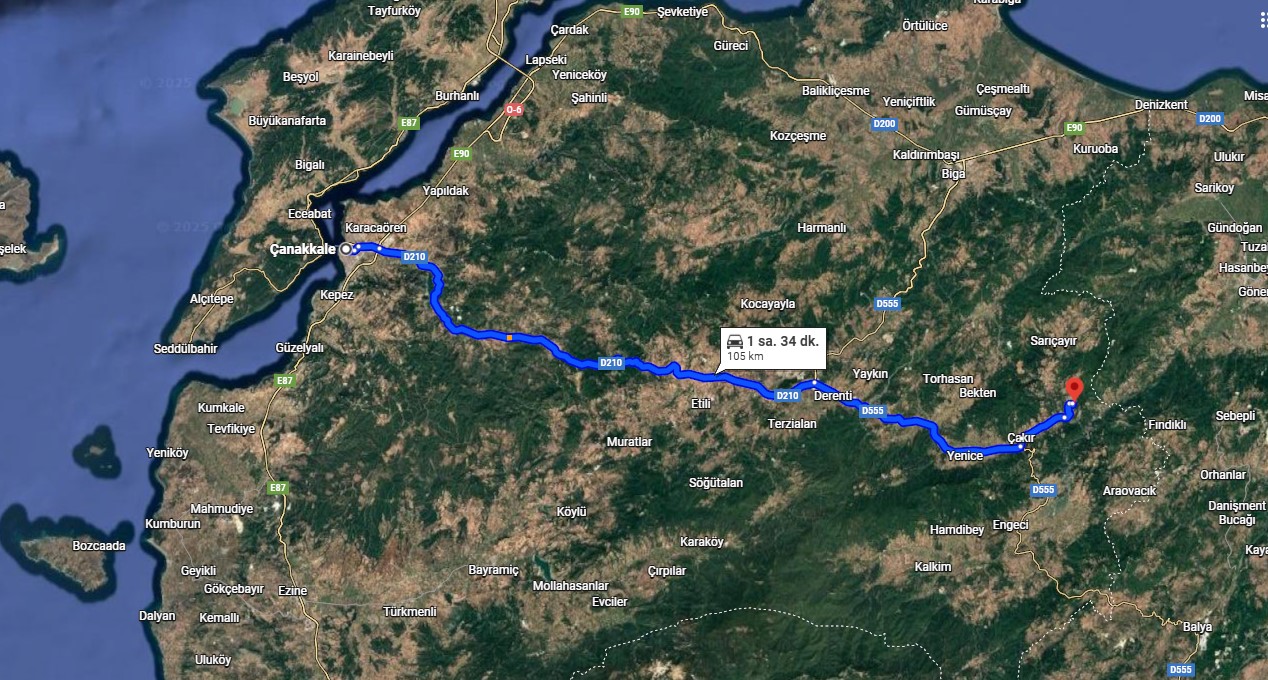 ÇANAKKALE YENİCE BALLIÇAY KÖYÜNDE 11.000 M² TARLAMIZ SATILIKTIR. - ÇANAKKALE YENİCE fotoğraf 3
